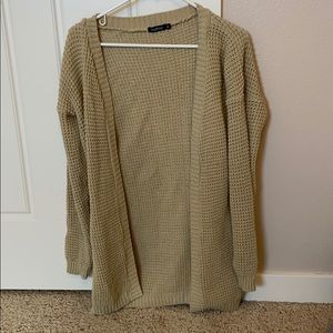 Tan cardigan